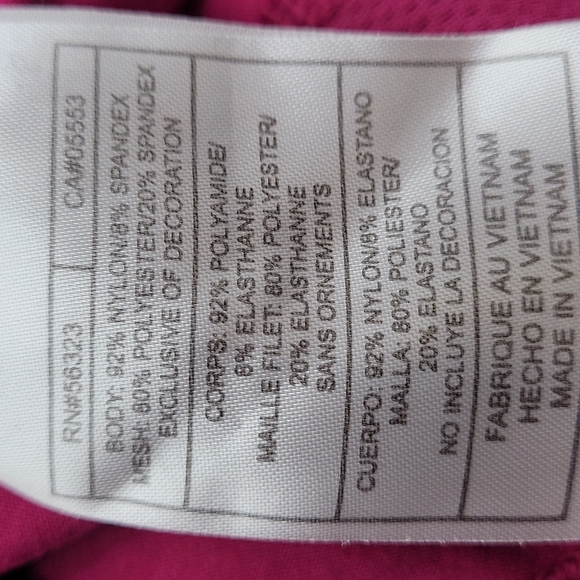 NIKE Pink Long Sleeve Mesh Back Tee Size Small - Picture 7 of 8